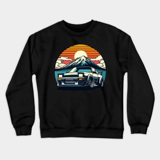 JDM car Japanese Retro Car Racing Drifting Legend Tuning Crewneck Sweatshirt